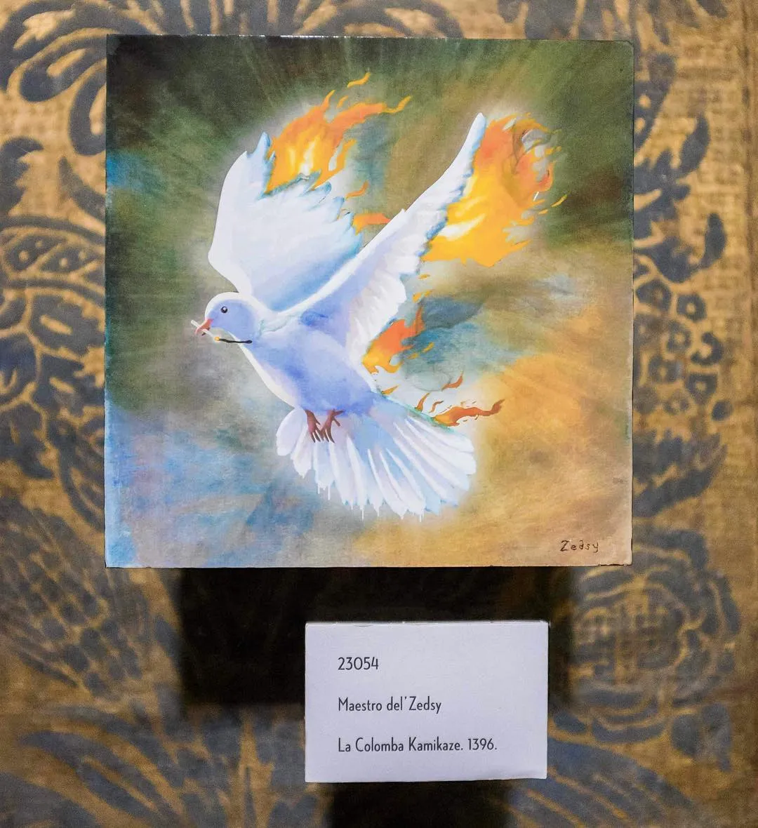ゼドシー「'Kamikaze Dove’, Vatican Museum.」