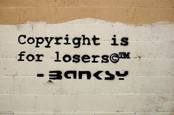 バンクシー「著作権は敗者のもの」